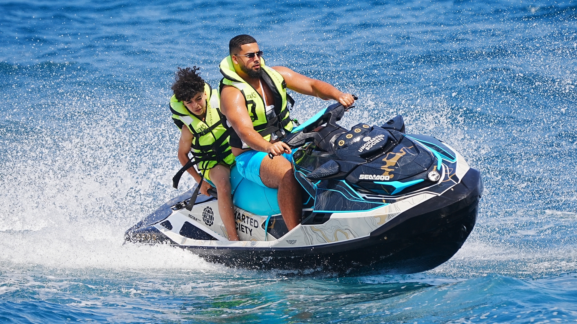Enjoy speed and waves with a jet ski