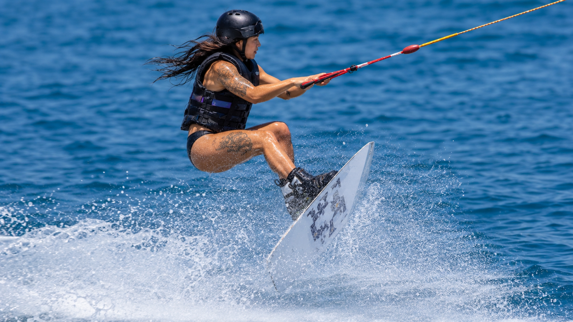 Learning Wakeboard skills in Barcelona